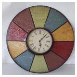 21' DECORATIVE TIN WALL CLOCK
