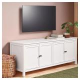 65' TRADITIONAL STORAGE TV STAND