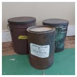 LARGE VINTAGE TINS