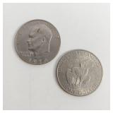 PAIR US DOLLAR COINS