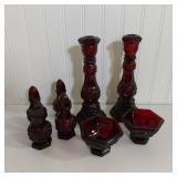 AVON CRANBERRY GLASS