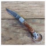 DAMASCUS STEEL POCKET KNIFE