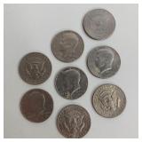 ASSORTED US HALF DOLLAR COINS