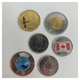 ASSORTED COLLECTABLE CANADIAN COINS