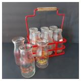 SMALL CREAM DAIRY BOTTLES