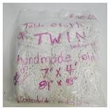 TWIN CROCHETED BEDSPREAD