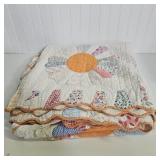 VINTAGE HAND STITCHED QUILT