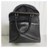 15" FAUX LEATHER BACKPACK