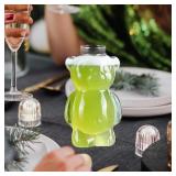BEAR SHAPED DRINKING GLASS