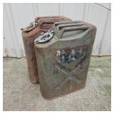 2 ARMY JERRY CANS