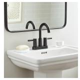 ALLEN+ROTH MATTE BLK CENTERSET FAUCET