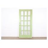 Vintage Glass Pane Door