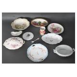 Globe, Reutter, Haviland Hand Painted Porcelain