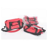 8 Red & Black Totes