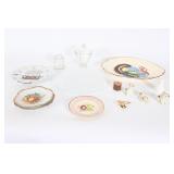 Assorted China, Glass, Turkey Platter