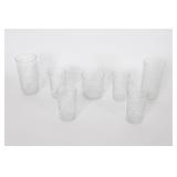 Frosted Daisy Glasses