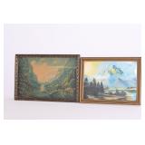 Framed Scenic Mountain Prints