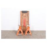 Wooden Mechanics Creeper With Jack Stands