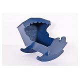 Dark Blue Wooden Doll Cradle