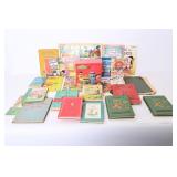 Children's Books And Wooden Puzzle