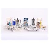 Silver Plate Dinnerware And Care Items