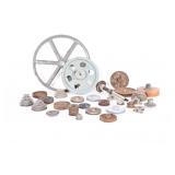 Assorted Industrial Pulleys And Gears