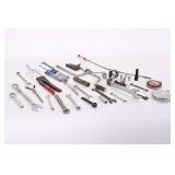 Mechanic's Tools With Wrenches And Sockets