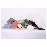 Various Clothing Items and Sun Hat