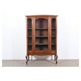 Wooden Display Cabinet With Glass Doors