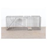 Metal Live Trap With Push Trigger Plate