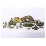 Green Military Toy Vehicles And Camo Bag