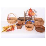 Woven Baskets & Fall Decor