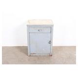 Industrial Metal Cabinet With Drawer And Door