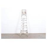 Silver Aluminum Step Ladder