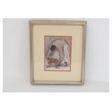 R.C. Gorman Framed Chili Peppers Print (1976)