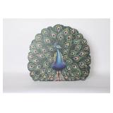 Katharine Barnwell Wooden Peacock Fireplace Screen