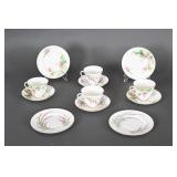 Royal Doulton Bell Heather Teacups & Saucers