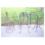 Wrought Iron Plant Stands And Trellis Form