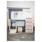 White Pet Gates And Plastic Pet Door Inserts