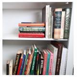 Cookbooks On Two Shelves