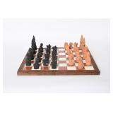 Renowned Aguiliar Family Signed Vintage Chess Set