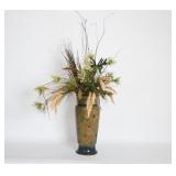 Antique Royal Doulton Stoneware Vase 2ft Tall