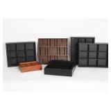 Wooden Compartment Trays And Boxes