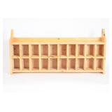 Wood Rectangular Storage Cubby Rack