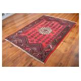 Red Handwoven Oriental Rug