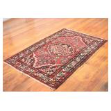 Red Patterned Area Rug