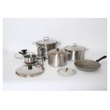 Stainless Steel Cookware Pots and Pan Assortment