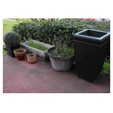 Assorted Terra Cotta and Planters