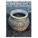 Weathered Stone Garden Planter