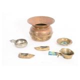 Brass Spittoon, Ash Trays